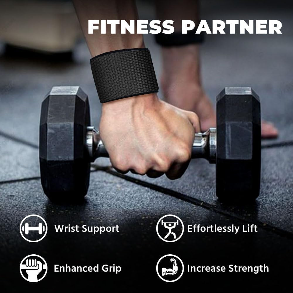 Lifting Straps, Weightlifting Straps, Deadlift Straps with Padded Neoprene Fo...